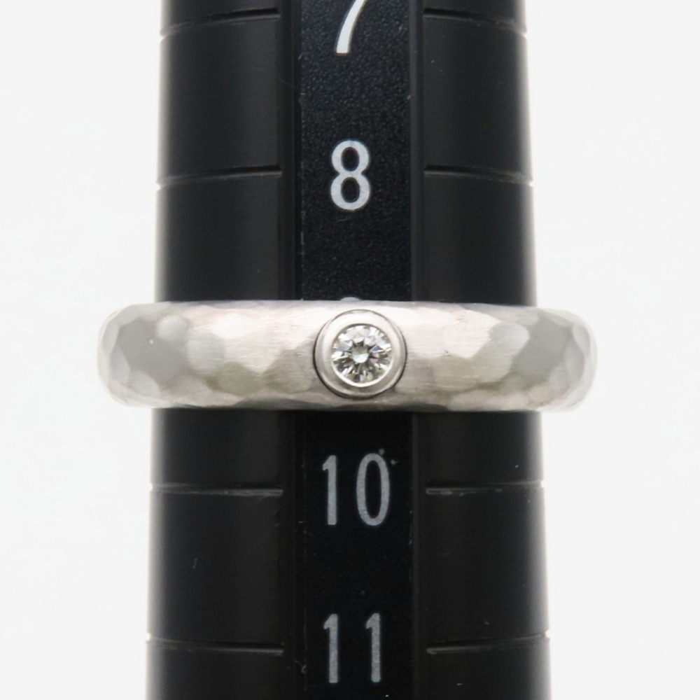 TIFFANY 18k Silver Diamond Ring - Picture 12 of 13